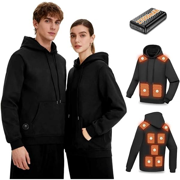 Verwarmde Bodywarmer met Powerbank - Incl. 13000 mAh Batterij - 7,4V Elektrisch Verwarmbare Vest - Zwart - Mannen en Vrouwen