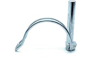 DOJA Barcelona | Goupille | Lot 10 Goupille de Verrouillage | 8x50 mm | Goupilles Clips | pour Motoculteur Thermique, Antivol Remorque, Harnais Debroussailleuse, Serrure Portail Exterieur, Tracteur..