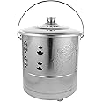YARNOW Bucket Pails Incinerator Can Burn Incinerator Bin Paper Pail Burn Bucket Incinerator Cage Sacrifice Buckets Pit Stainless Steel Bucket Accessories Household