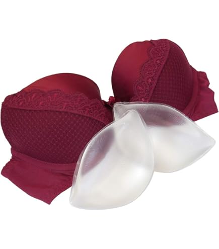 ZWWOGE Reggiseno Silicone Adesivo Push Up, Coppe Adesive Seno Push - Foto 11