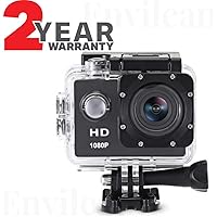 Invictus DC-700 Action Camera, Dual 2 Inch LCD Screen 16 MP Image Sensor 170 Wide-Angle Lens Sports Camera