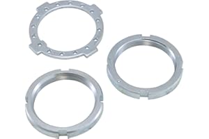 YUKON GEAR & AXLE Yukon (AK D50F-NUTS-A) Replacement Spindle Nut Kit for Dana 50/Dana 60