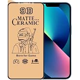 Bzontech Apple iPhone 13 ile Uyumlu Ekran Koruyucu 9D Mat Seramik Nano
