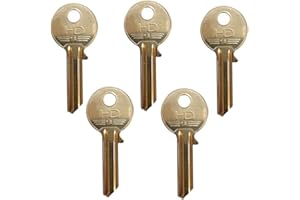 KHUDADAD 1A Yale HD Brass Key Blanks Pack of 5 Keys - Premium Quality
