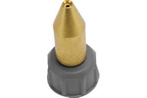 Smith 182919 Brass Adjustable Nozzle with Gray Poly Threading, 1 Count (Pack of 1)