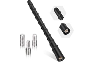 PAIRIER Antena samochodowa Radio samochodowe Antena dachowa Uniwersalna samochodowa antena dachowa dla optymalnego odbioru AM/FM z superkompatybilnością M4, M5, M6 (18CM)