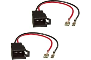 tomzz Audio 7103-001 adapter g?o?ników (zestaw 2 szt.) do DIN pasuje do Dacia Opel Renault Seat Skoda Volvo VW