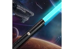 KOOLSHIRO Lightsaber Star Wars, 2025 Upgraded 15 Colors USB RGB LED Light, Rechargeable Light saber with Metal Handle, with Sounds Mode Laser Sword Toy for Kids and Adults Cosplay (78.5CM 1PC)