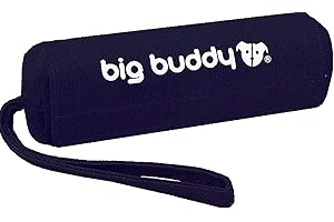 big buddy - Canvas Food Fetch Dummy, Treat Retrieval Bag for Dog Training (Single Pack, Navy Blue)