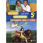 Histoire-g&eacute;ographie EMC. 5&eacute;me. Per la Scuola media: Livre de l'&eacute;l&egrave;ve
