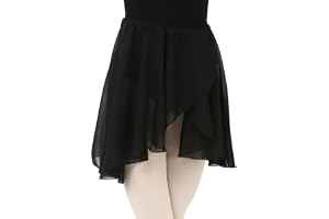 IKAANYA Girls Classic Ballet Elastic Skirt for Dance, Classwear or Performance