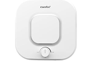 Comfee Chauffe-Eau Électrique à Accumulation sur Évier, 10 Litre Chauffe-Eau pour Cuisine,Compact Design, Longtemps Stockage de Chaleur, Facile à Installer, Laver Fruit/Vaisselle,Classe Énergétique A