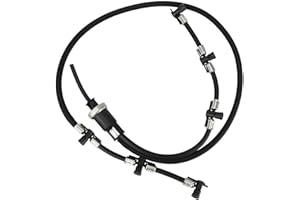 CAR-PARTS24 Leckölleitung Rücklaufleitung Leckölschlauch Leckölleitung Leckkraftstoff Lecköl Kraftstoffleitung Kraftstoffschlauch Dieselleitung TDI V6 2.7 TDI 3.0 TDI