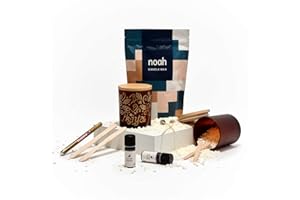 NOAH'S BOX noah Candle Making Kit - Includes Candle Wax, Essential Oil, Wick, Gift Box - Make Your Own Candle (Uplifting, Lift Me Higher)