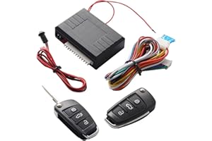 WANGCL Kit de bloqueo de puerta central de control remoto universal estilo 14 bloqueo sin llave kit de actualización con caja de Contorl + 2 piezas de repuesto para cerradura puerta central del coche