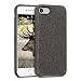 Produktbild kwmobile Hülle für Apple iPhone 7/8 - Case Handy Schutzhülle Stoff - Backcover Cover Canvas Design Dunkelgrau