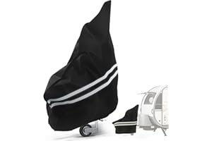 LUQIXCEY Deichselabdeckung Pferdeanhänger Deichselhaube Pferdeanhänger Zubehör, 600D UV-beständig Wasserdicht mit Reflektorstreifen, UV-beständig, Deichselabdeckung Wohnwagen für Alle Arten von Pferdeanhängern