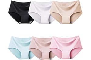 Domee Braguitas Sin Costura Ropa Interior Bragas Adolescente Niña Pack de 6