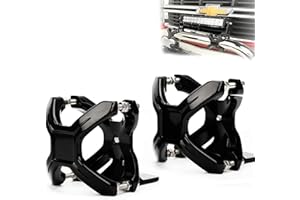 WOWLED Arbeitsscheinwerfer X Halterung, Paar X-Klemme Bullbar Montage Halterung 5,1-7,6 cm LED Fahren Arbeitslicht Bar Tube Mount Scheinwerfer Halterungen