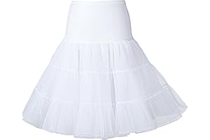 Boolavard 1950 Petticoat Reifrock Unterrock Petticoat Underskirt Crinoline für Rockabilly Kleid