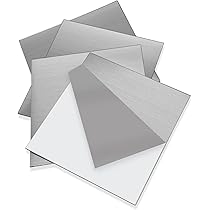 NICENEEDED Lot De 10 Pièces Vierges En Laiton Avec Bords Filetés - 40 Mm - Pour Gravure Laser - Avec Boîte De Protection Acrylique - Pour Loisirs Créatifs