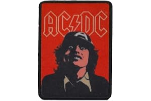 ROCK OFF OFFICIALLY LICENSED PRODUCTS Rock Off Écusson tissé officiel AC/DC Angus Red