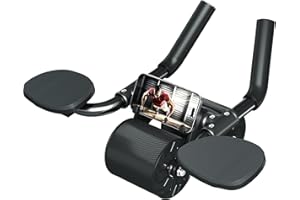 ‎UMIKK Automatic Rebound Abdominal Wheel,Wheels Roller Domestic Bauchtrainer,4D Bauchübungsrolle mit Ellbogenunterstützung Training Geräte,Bauchmuskeltraining