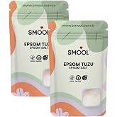 Epsom Tuzu 2'li Set (2x1000 GR) İngiliz Tuzu Katkısız, Banyo Tuzu Ayak Banyosu Peeling 2 Kg