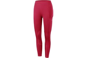 WILLIT Pantalon d'équitation pour enfant - Pantalon d'équitation pour fille - Pantalon d'équitation élastique - Poches zippées