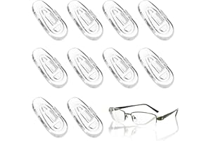 ihohi 5 Pairs Glasses Nose Pads,Anti-Slip Nose Pads Silicone Soft & Comfortable Grips & Cushions for Nose Support for Glasses Sunglasses Spectacles