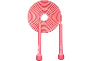 MUZA LIMITED Muza Skipping rope adult for Home Exercise & Body Fitness men, women and kids | speed jumping rope with non slip handle | Adjustable skipping rope for Fitness, Crossfit and MMA (Pink)