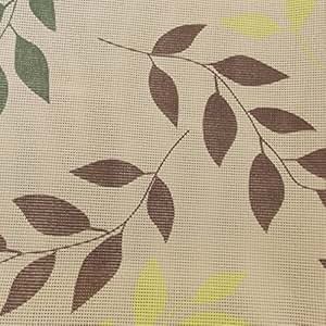 Gartentischdecke Premium KC Rund 160 cm Blätter Grün Braun · Form