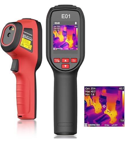 Thermomètre/pyromètre infrarouge double visée laser
