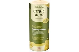 ‎NATULIM Natulim Ekologiczny kwas cytrynowy 500g – certyfikat ECOCERT – 100% czysty – wielofunkcyjny środek czyszczący w proszku – naturalny odkamieniacz, usuwa zapachy, plamy i pozostałości.
