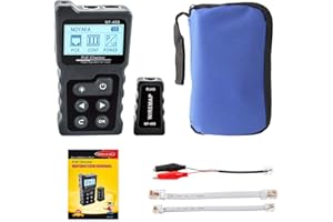 NOYAFA PoE Tester Inline Tester Power Over Ethernet Voltage Current Tester Test for POE Testing, Network Cable Continuity Checking, DC Power & Switch Loop-Back Test PoE Detector