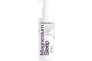 BetterYou Magnesium Sleep Lotion, Transdermal Magnesium Sleep Lotion Infused with Lavender & Chamomile to Support Sleep, Natural Sleep Aid, Better Sleep, Naturally, 180ml