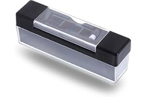 LHKJ Limpiador Discos de Vinilo, Cepillo de Fibras de Carbono para Vinilos, Cepillo de Terciopelo para Disco y Otro para la Aguja, Cepillo Limpiar Profesional para Discos de Vinilo