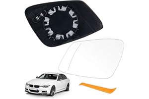 HTTYHT Cristal de espejo reemplazar para BMW F01 F07 F10 F11 F20 F21 F22 F30 F31 F32 F34 F36 i3 Calentable Retrovisor exterior ajustable adecuado lente de marcha atrás espejo(Lzquierda)