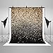 Price comparison product image 5x7ft Vinyl Digital Glitter Black Gold Dots Photography Studio Backdrop Background