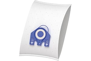 McFilter | 20 bolsas de aspiradora adecuadas para aspiradoras Miele Gn | 3D Efficiency | S2 S4 S5 S6 S8 Complete C2/C3 Classic C1 | como miele 9917730 | Bolsa de polvo con filtros | vellón | 5 capas