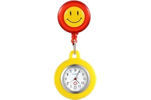 Lancardo Orologio Quarzo Infermiera Medico Donna Cartone Quadrante Digitale Custodia Silicone Impermeabile estensibile,Colore a scelta