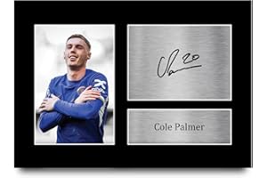 HWC Trading A4 Cole Palmer Chelsea Gifts Printed Signed Autograph Picture for Football Fans and Supporters - A4