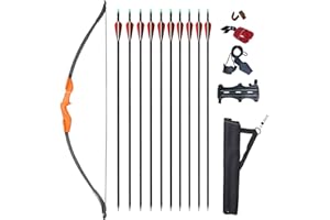 Vogbel Archery Recurve Bow and Arrows Set for Adults 30lb 40lb Takedown Bow Left and Right Hand Longow Kit for Beginner Hunting Shooting Practice