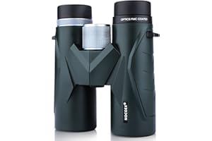 NOCOEX 10x42 Puissantes Jumelles Compactes Prisme de Toit avec Sac de Transport et Sangle, Convient pour Enfant,De Theatre,Observation D’Oiseaux, Paysages et Voyages (D)