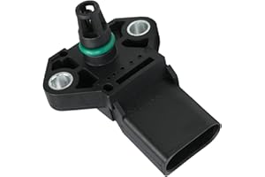 Bohaner 0281002401 038906051 Air Intake Pressure Map Sensor 3 Bar Intake Turbo Boost Pressure Map Sensor for Au.di VW Seat Sk