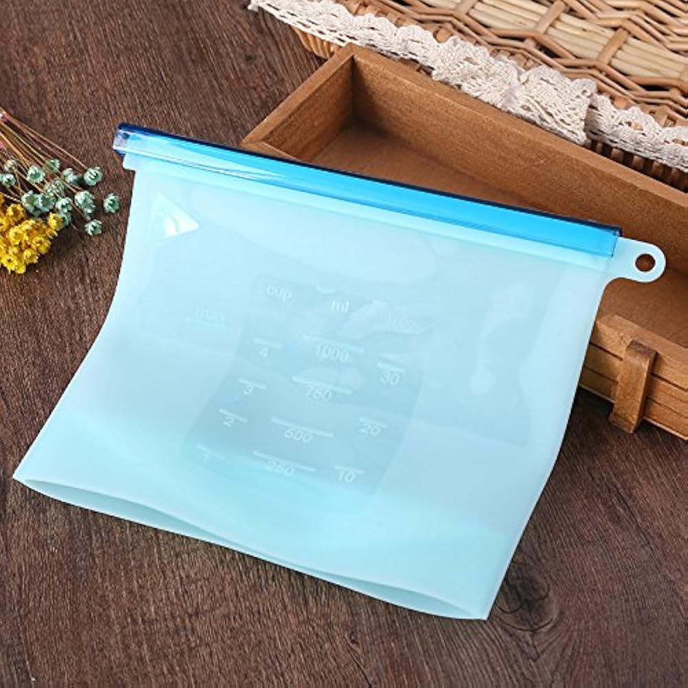 Kicode Heiße frische Lebensmittel Gemüse Silikon Konservierungsfisch Fleisch Aufbewahrungsbeutel Kühlschrank Portable Gadget Zubehör Versorgung