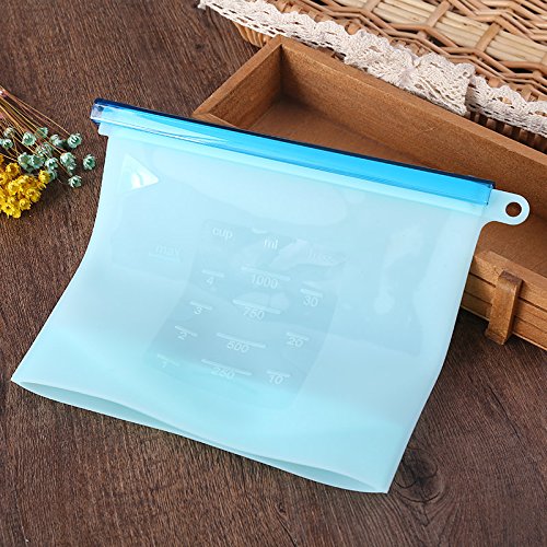 Kicode Heiße frische Lebensmittel Gemüse Silikon Konservierungsfisch Fleisch Aufbewahrungsbeutel Kühlschrank Portable Gadget Zubehör Versorgung