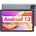 VASOUN 10 inch Tablet Android 13, 5Ghz WiFi Tablet Octa-Core,128GB, 8000mAh, Dual Camera, BT, FM, Metal Fashional Shape (Black)