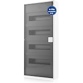 Intratec ALPHA 4 Row Electrical Surround Board &ndash; Distribution Box for 48 Modules with Transparent Door &ndash; Electrical Surround