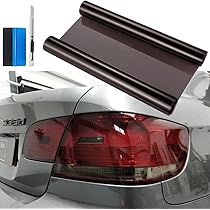 BESTOYARD Lot De 4 Films Teintés En Vinyle Pour Phares De